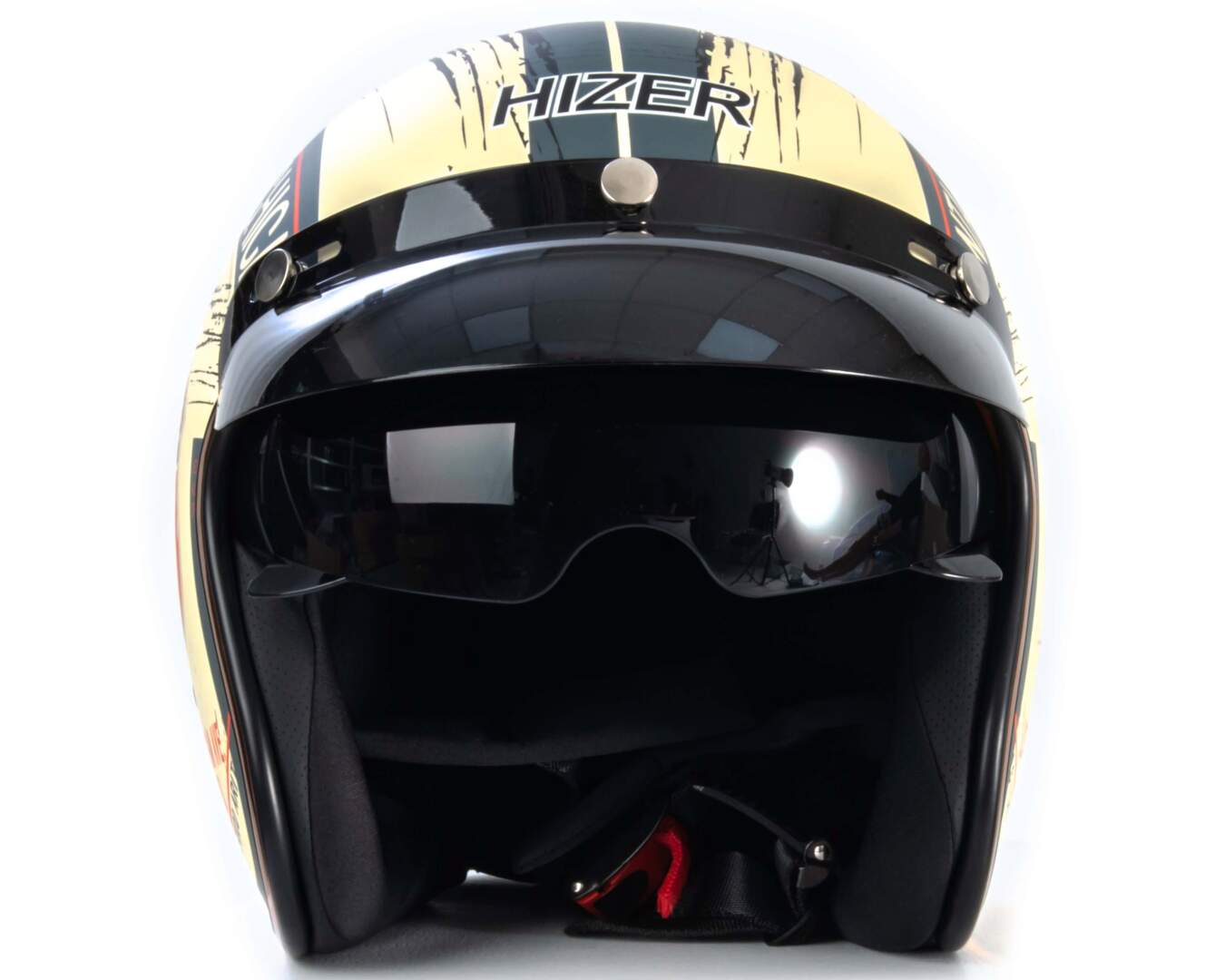 Шлем мото открытый HIZER J510 №1 (M)