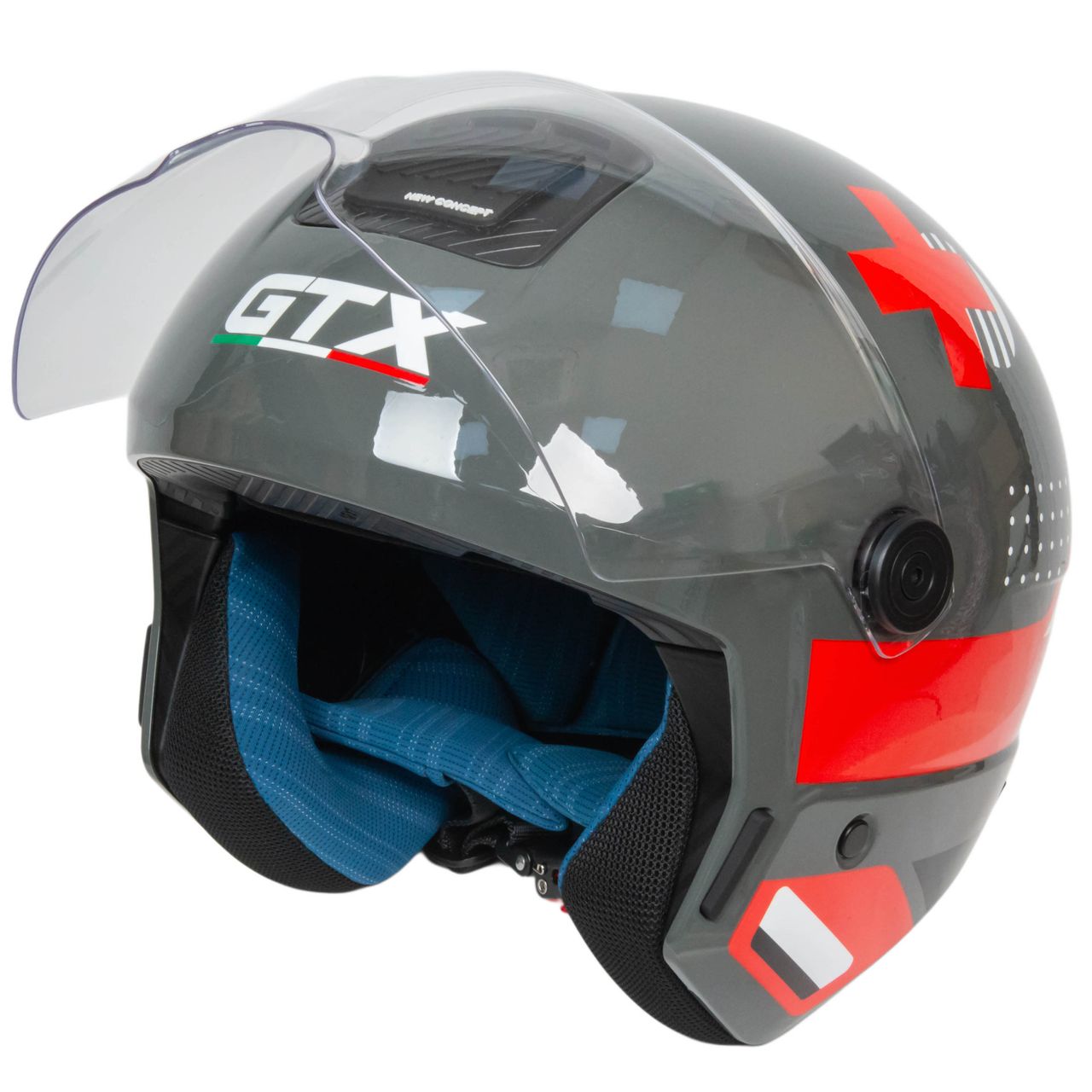 Шлем мото открытый GTX NE02 №1 (XL)