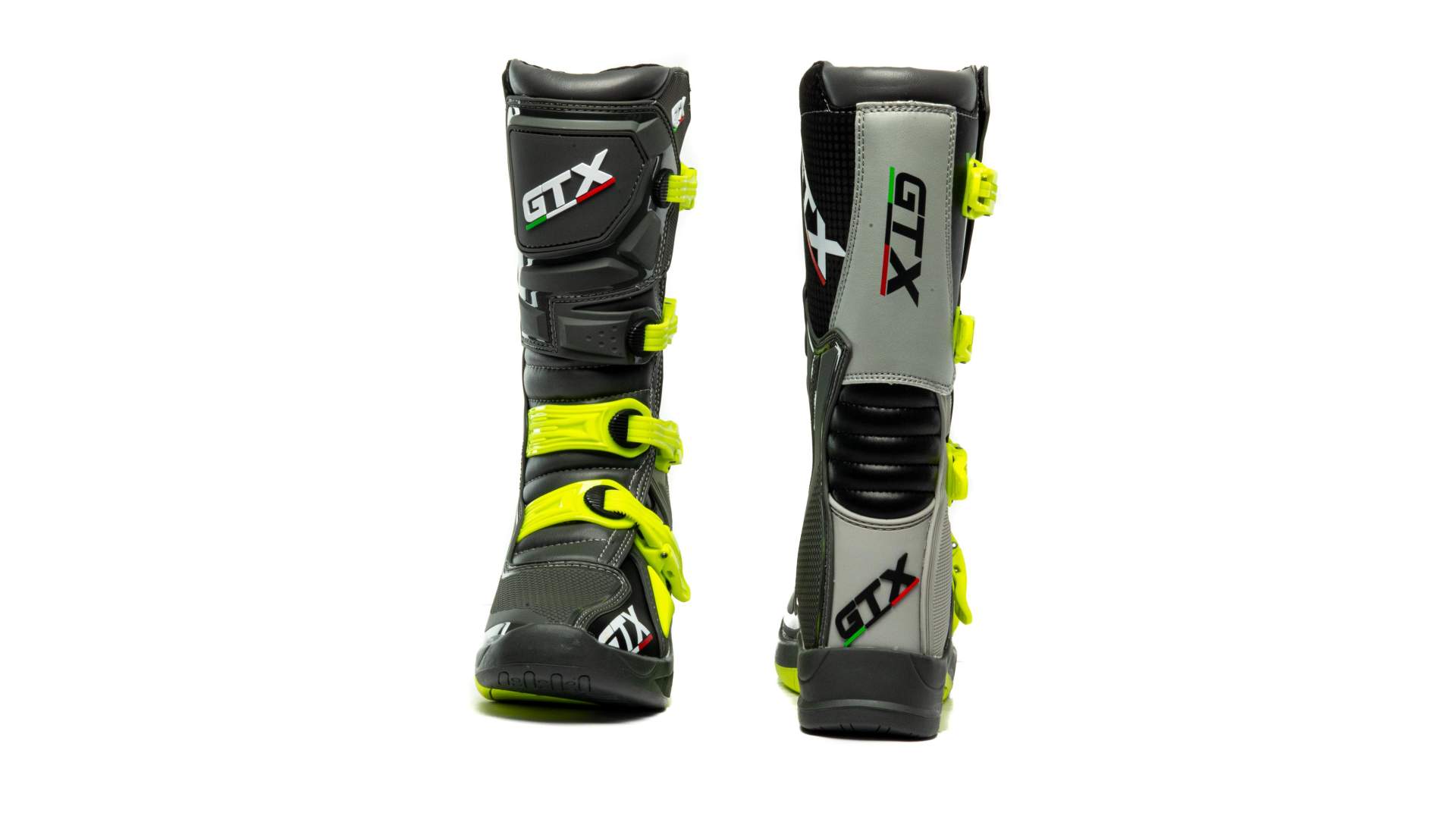 Мотоботы GTX MX №2 grey/green (р. 41)