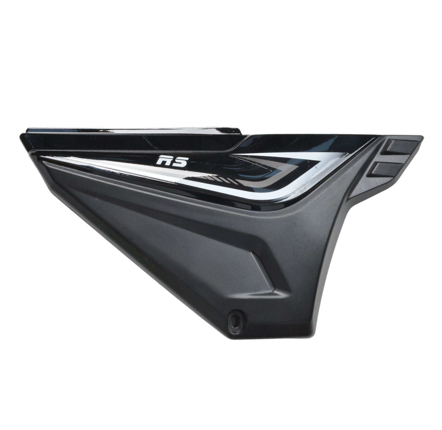 Крышка боковая левая (облицовка) Альфа RS 11 черная