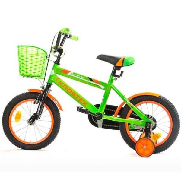Велосипед 14" KROSTEK RALLY (зеленый)